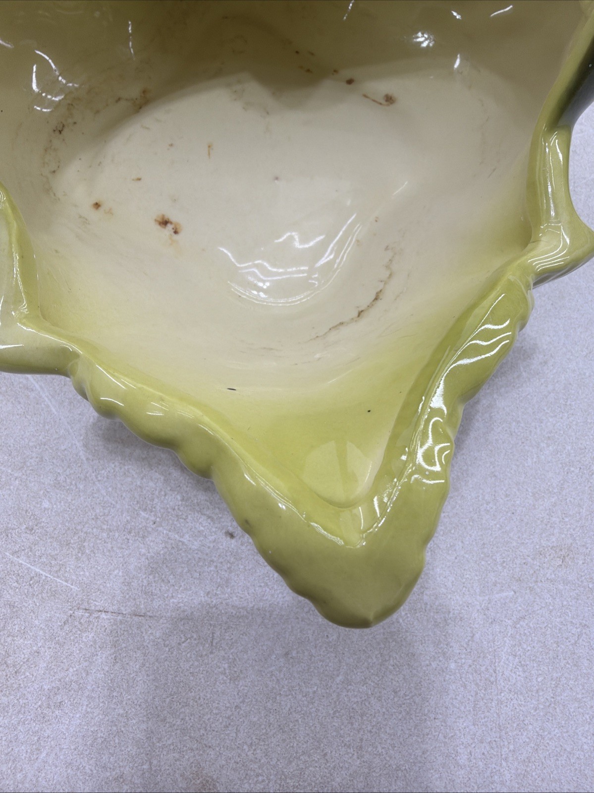 Vintage Mid Century Pottery Small Planter Goose Gosling Candy Coin Dish