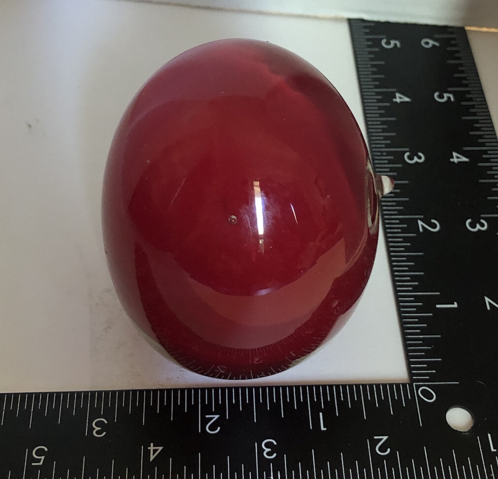 Vintage 1966 Hong Horizons Handblown Glass Bird Paperweight Figurine Statue