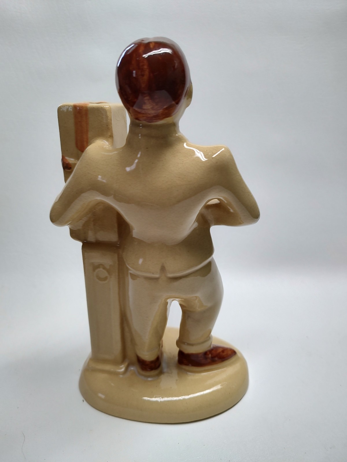 Vintage RRP Co. Roseville Ohio USA Gay 90s Barbershop Quartet Man Figurine Vase