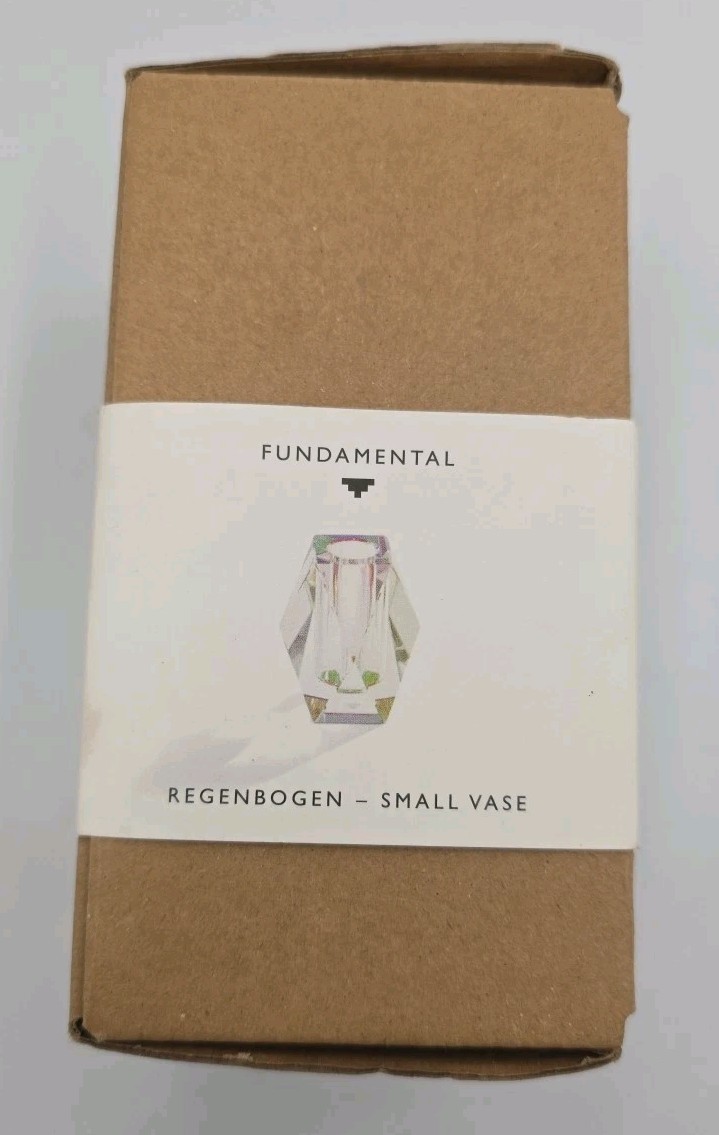 REGENBOGEN Crystal Glass Rainbow Geometric Small Vase Fundamental Studio Berlin