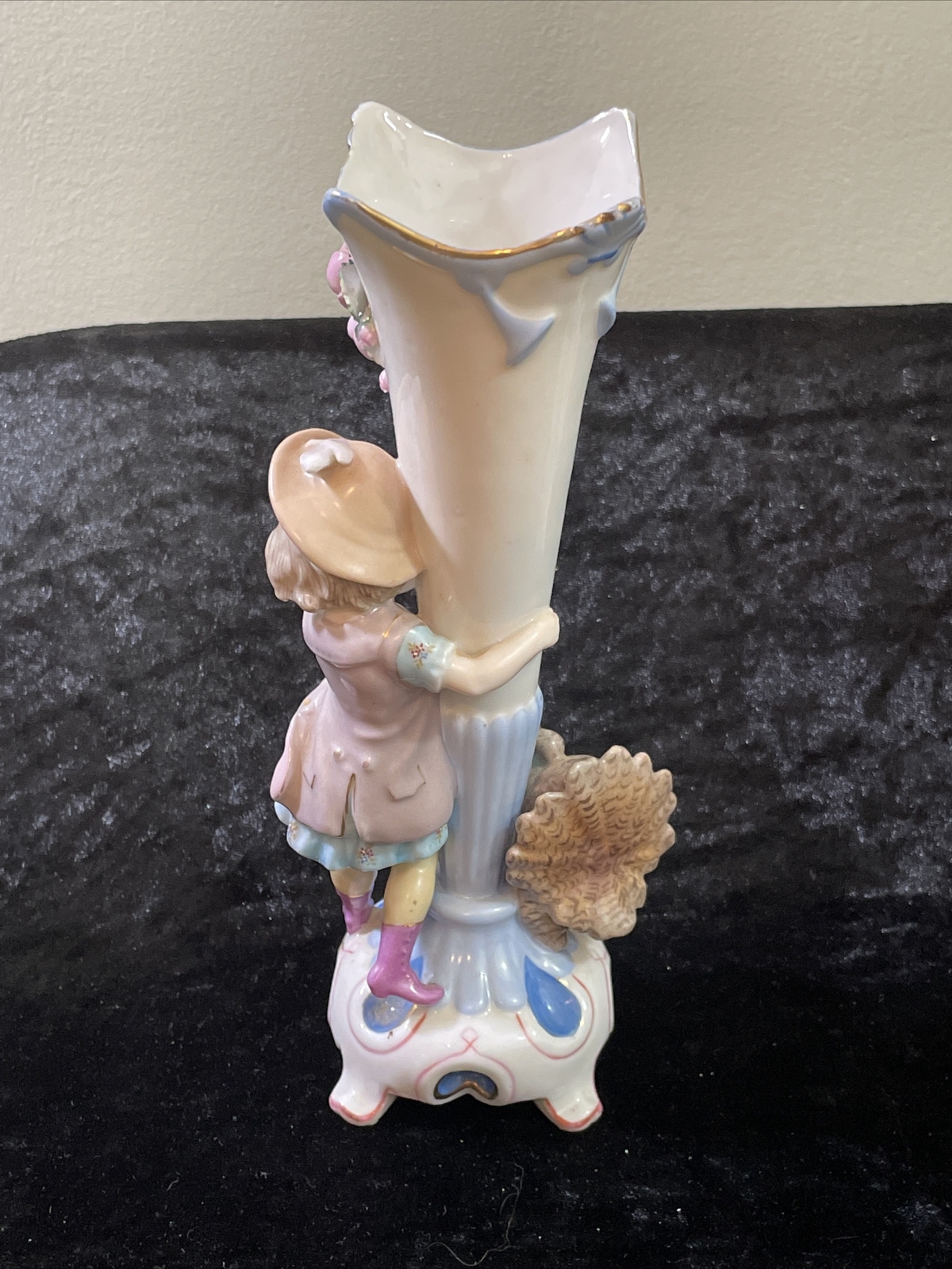Pair Antique KPM Kister, Scheibe-Alsbach, Porcelain Figural Vases – Circa 1887