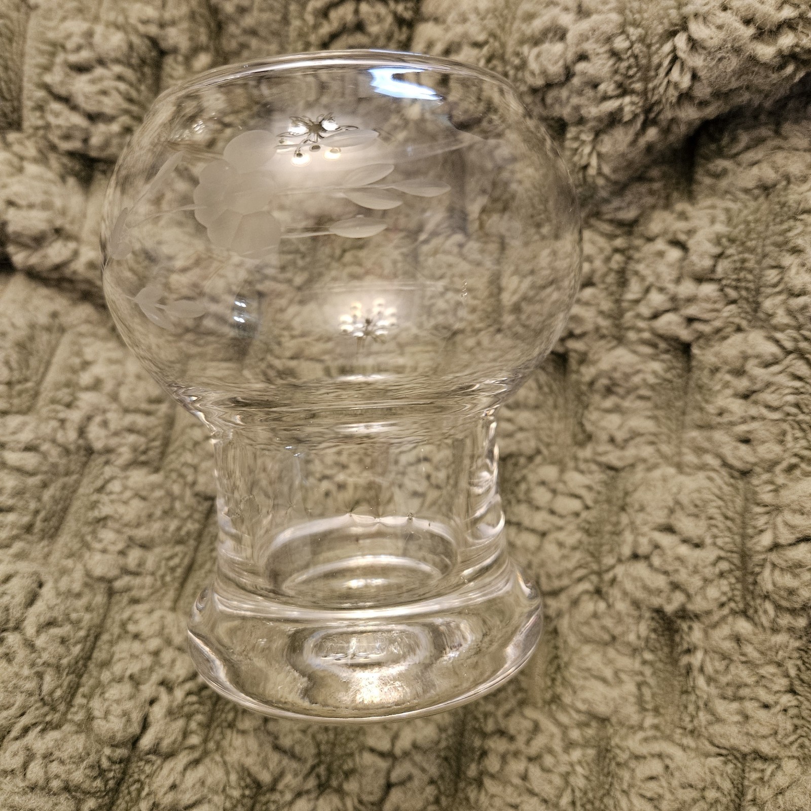 Princess House Heritage Crystal VTG Exclusive Votive Candle Holder 4″ EUC