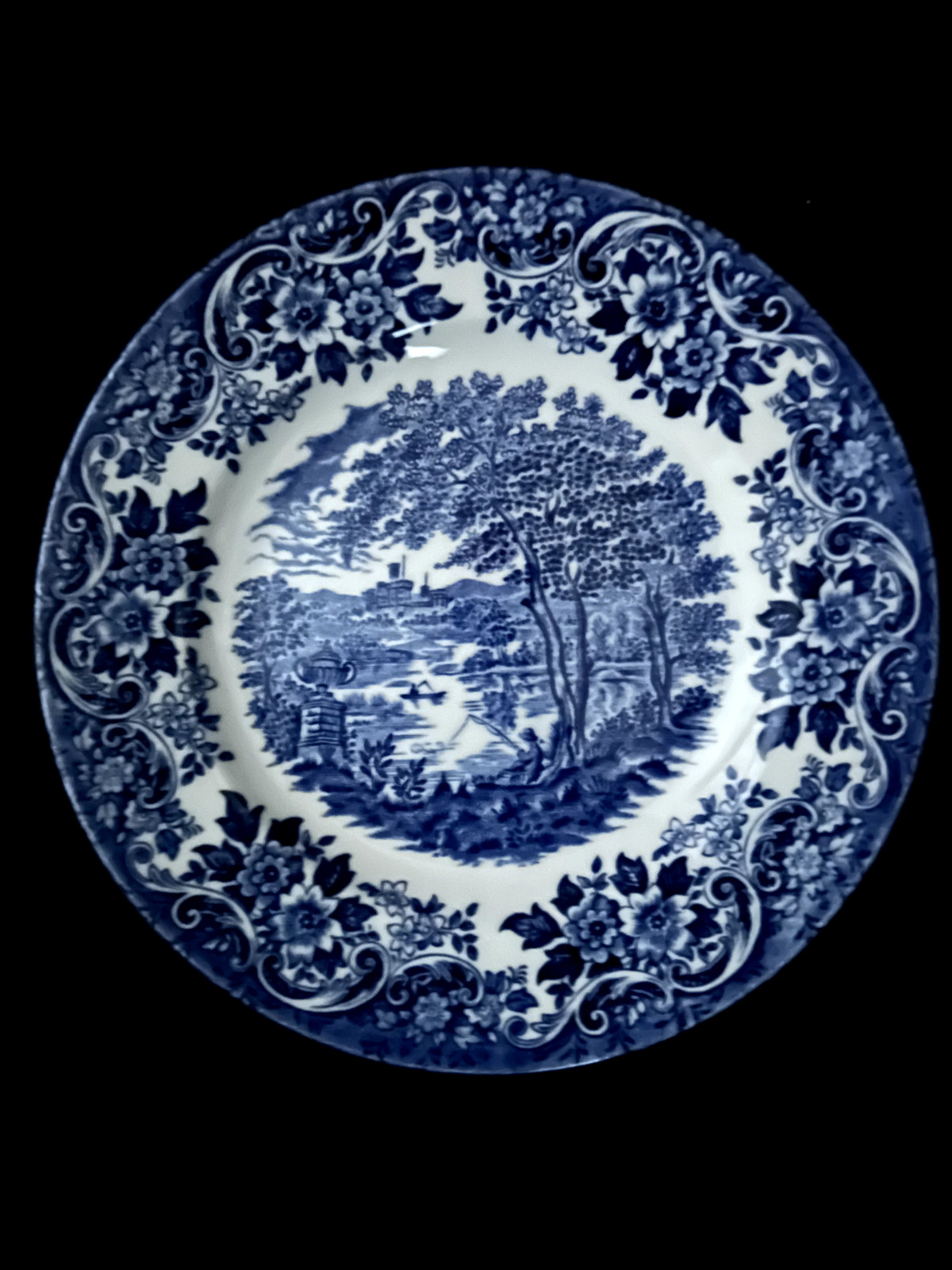 Churchill English Scene Bread Butter Plates 6 ‘ Castle/ Fishing 5 Plates