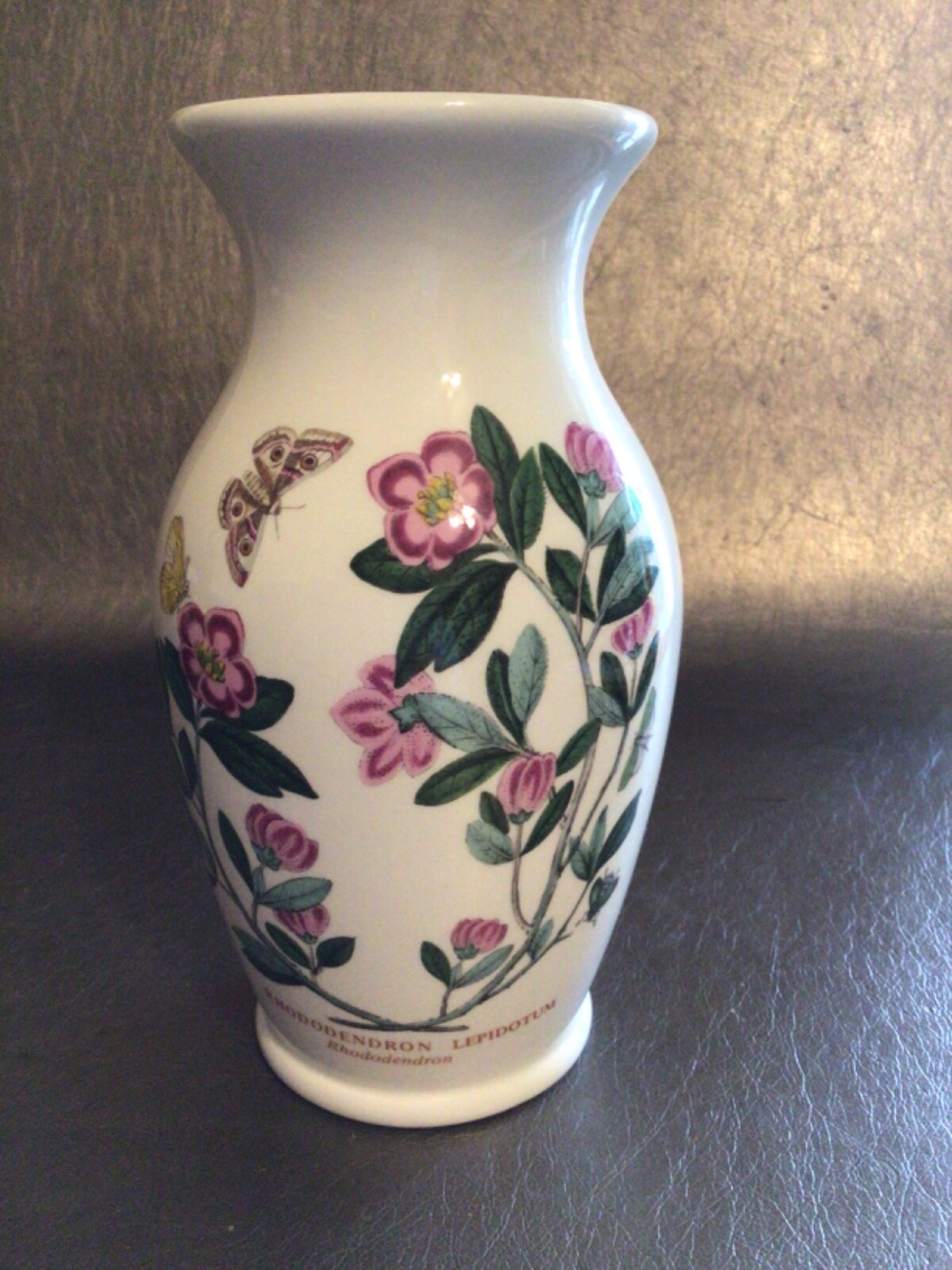 Portmeirion Botanic Garden Rhododendron Lepidotum Vase 6.5”