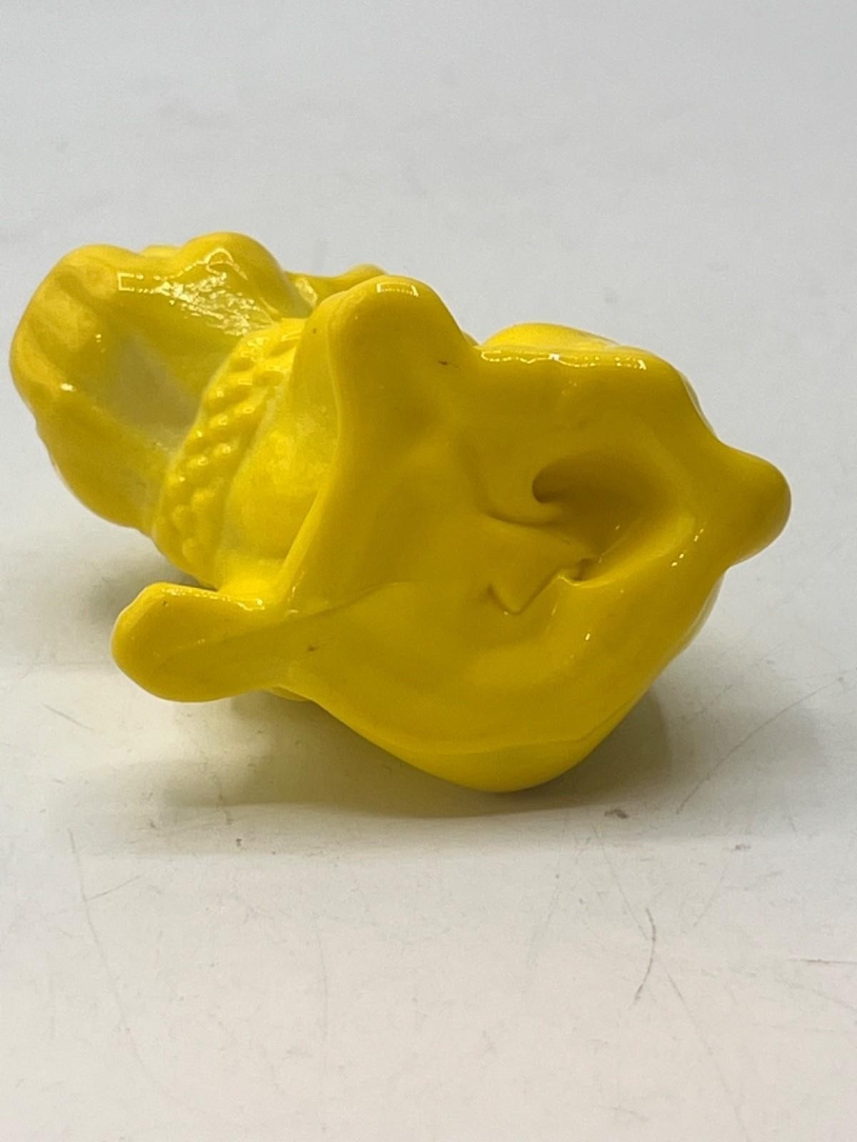 Solid Glass Bull Dog Figurine w/eyes – Dandelion – Mosser Glass, USA