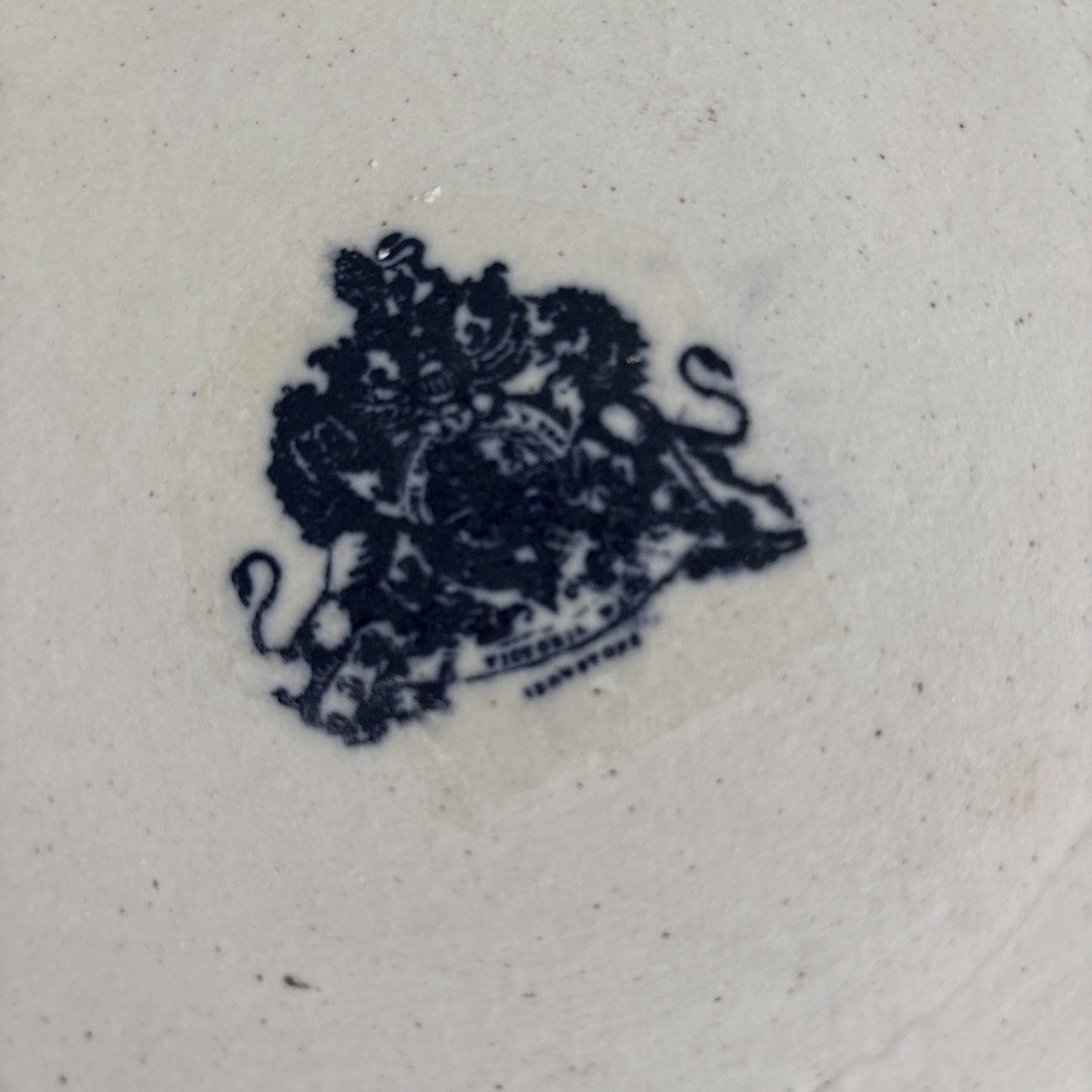 8 1/2” Decorative Plate Vintage Flow Ironstone Plate