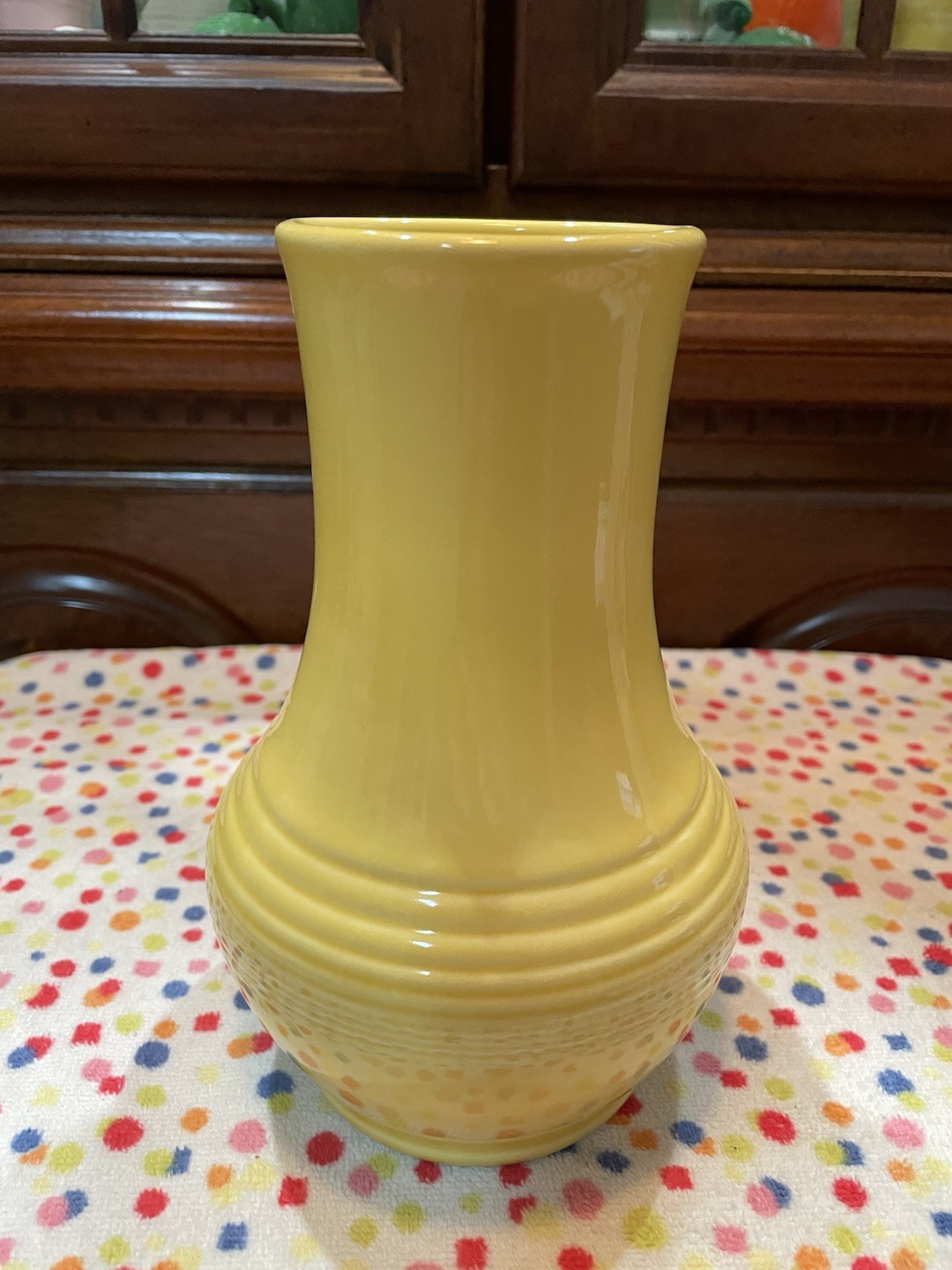 Fiesta Vase Royalty Sunflower NWT *FIRST QUALITY* Not Seconds Pristine 7 1/2 In