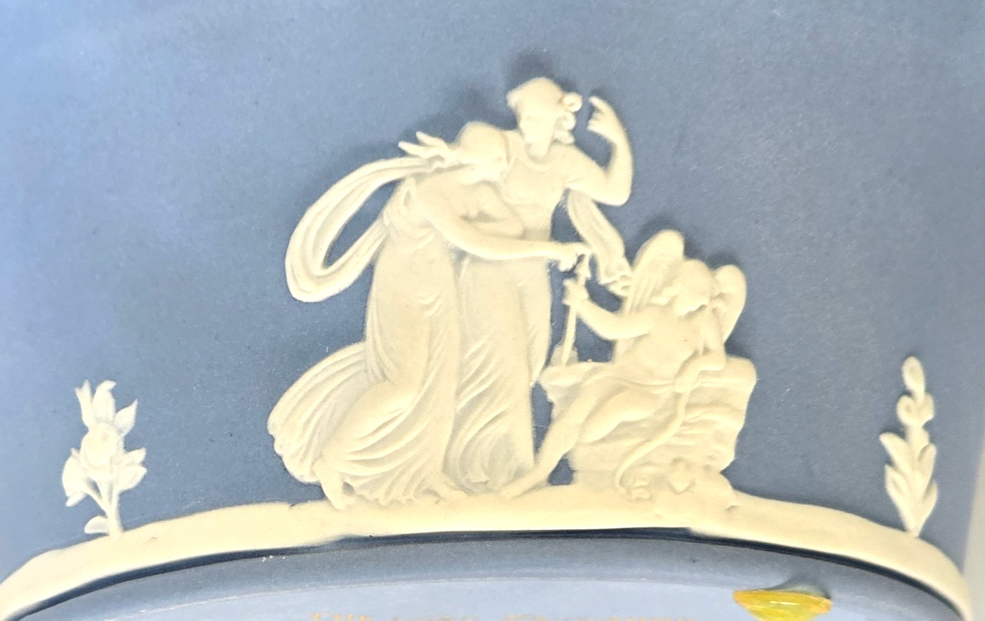 Wedgwood Blue Jasperware Lidded Potpourri Pot 5″ Lord Wedgwood Collection 1980