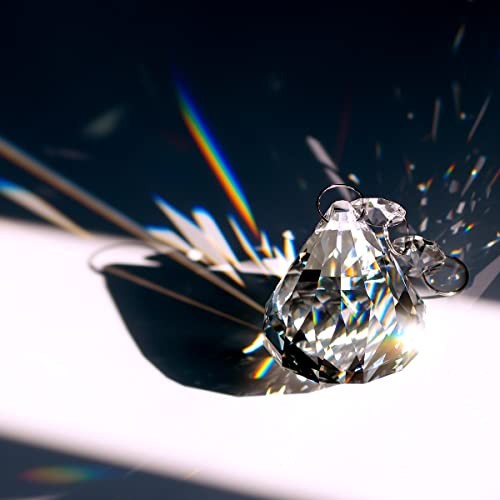 10pcs Crystal Ball Prisms Chandelier Parts Pendant, Hanging Glass Crystals 40mm