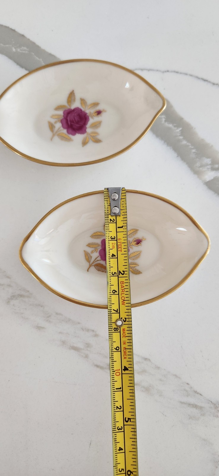 Rare Vtg Lenox Rhodora Roselyn individual open salt dishes, Butter, Lemon