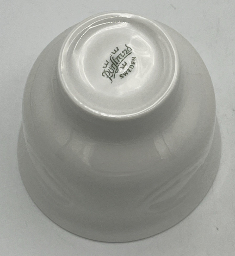 Rorstrand Sweden 3 1/4″ Tealight Votive Candle Holder White Porcelain Hearts