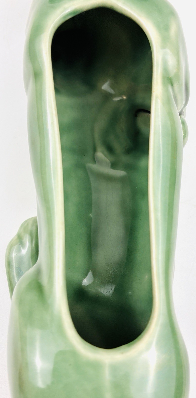 ‼️Large MCM Green McCoy Panther Planter 1950s Mint Condition 15” Mid Century