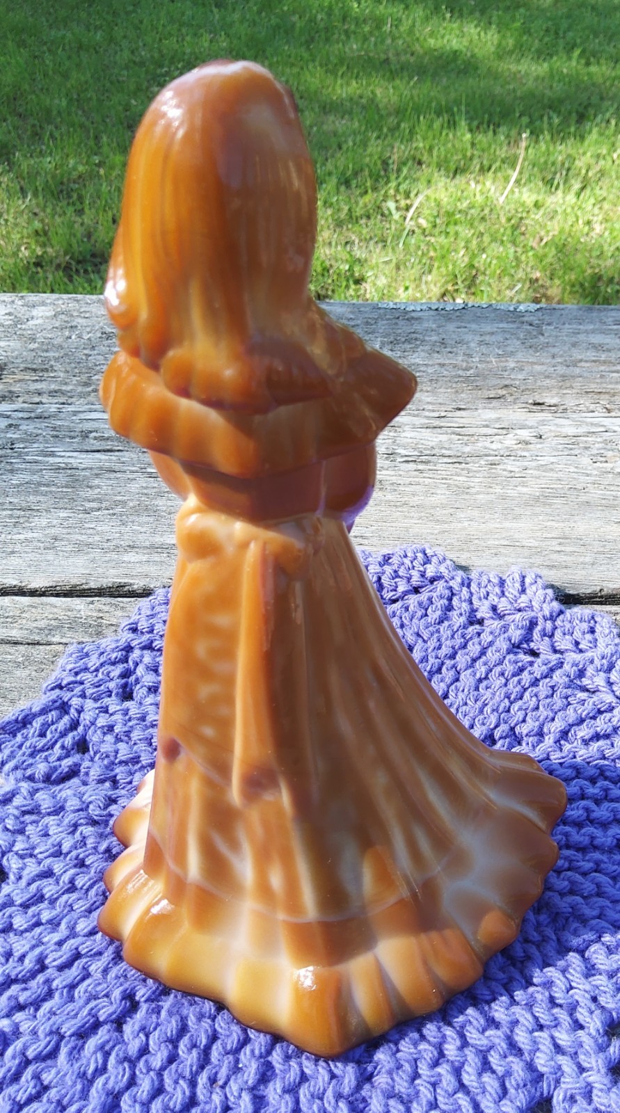 Fenton Bridesmaid Doll, Chocolate, Glossy And Undecorated Caramel