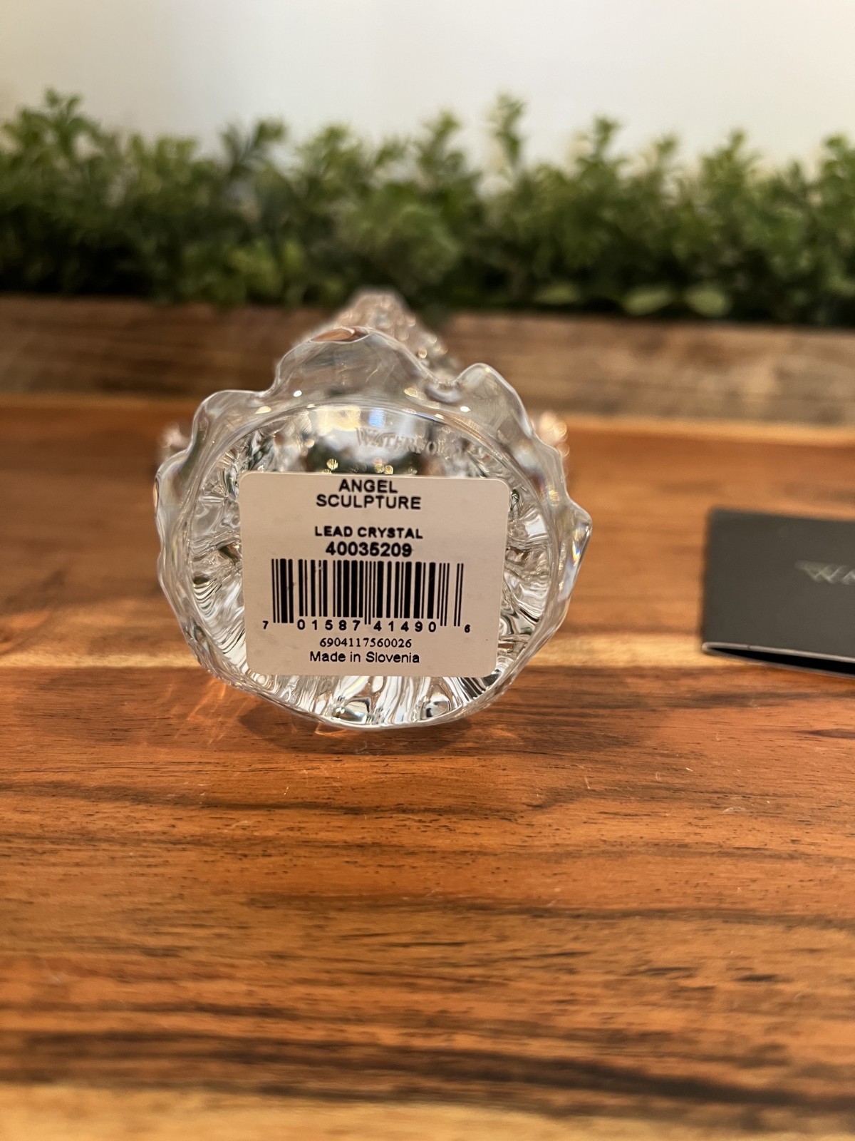 Waterford Crystal ANGEL Sculpture HERALD Nativity Figurine w/ Book MIB