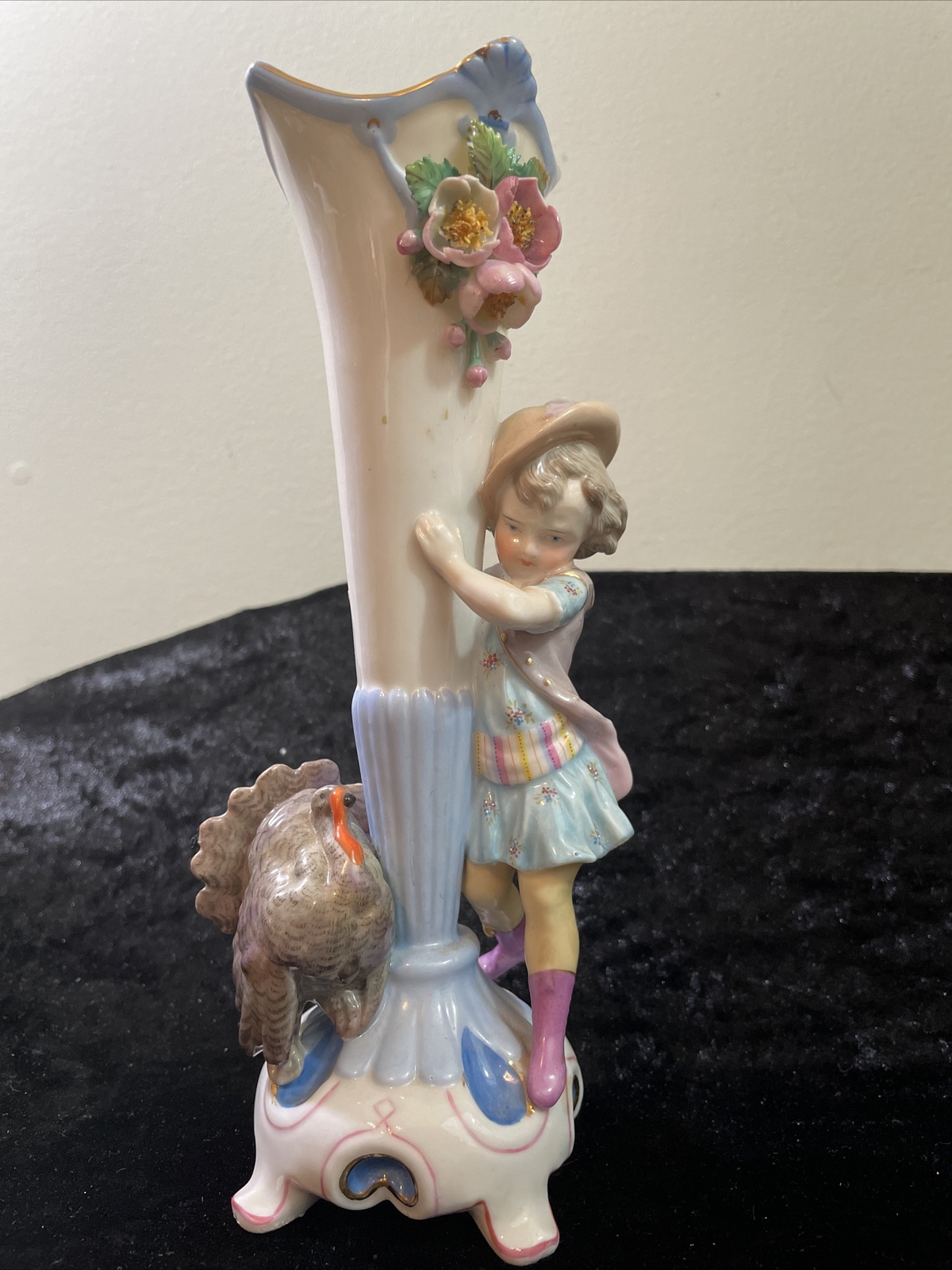 Pair Antique KPM Kister, Scheibe-Alsbach, Porcelain Figural Vases – Circa 1887