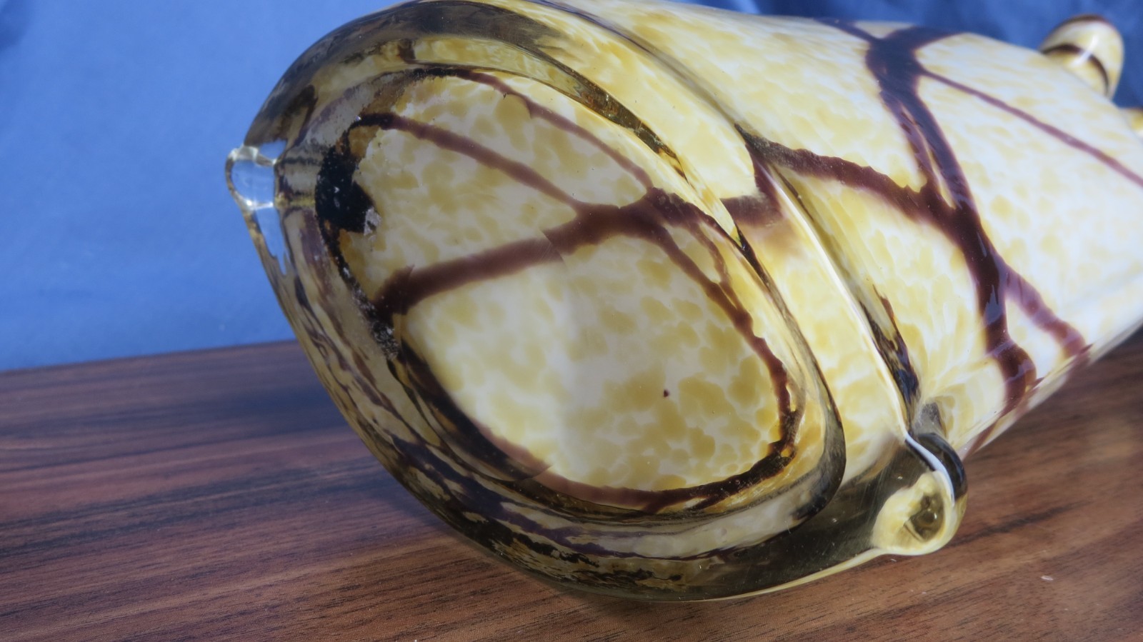 Murano Art Handmade Glass Vase 6 x 10 inches