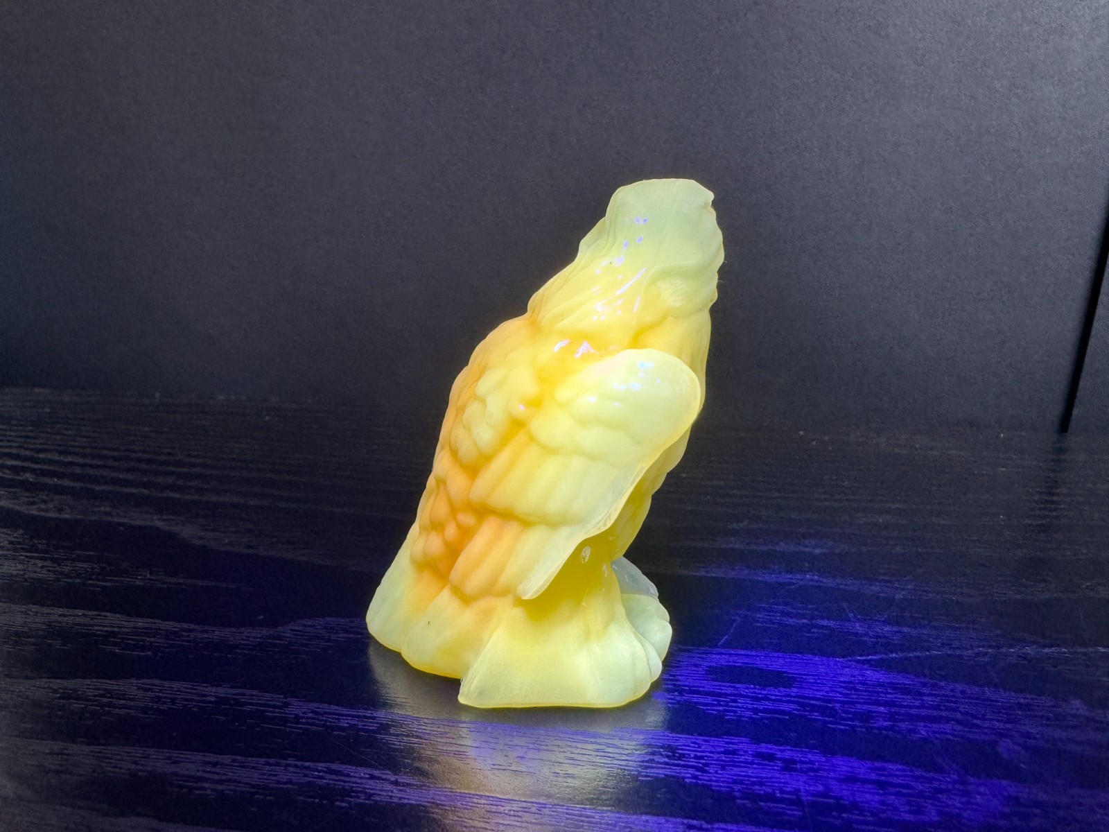 Cadmium Glass Boyd Bernie the Eagle in Banana Cream 25th November 1994 Yellow