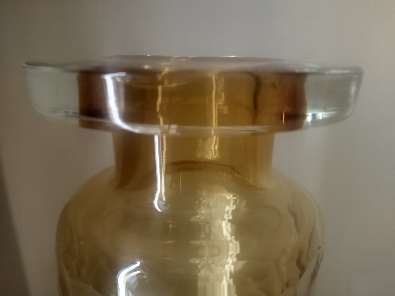 Murano Carlos Scarpa Style Batutto Hammered / Wheel Cut Engraved Vase