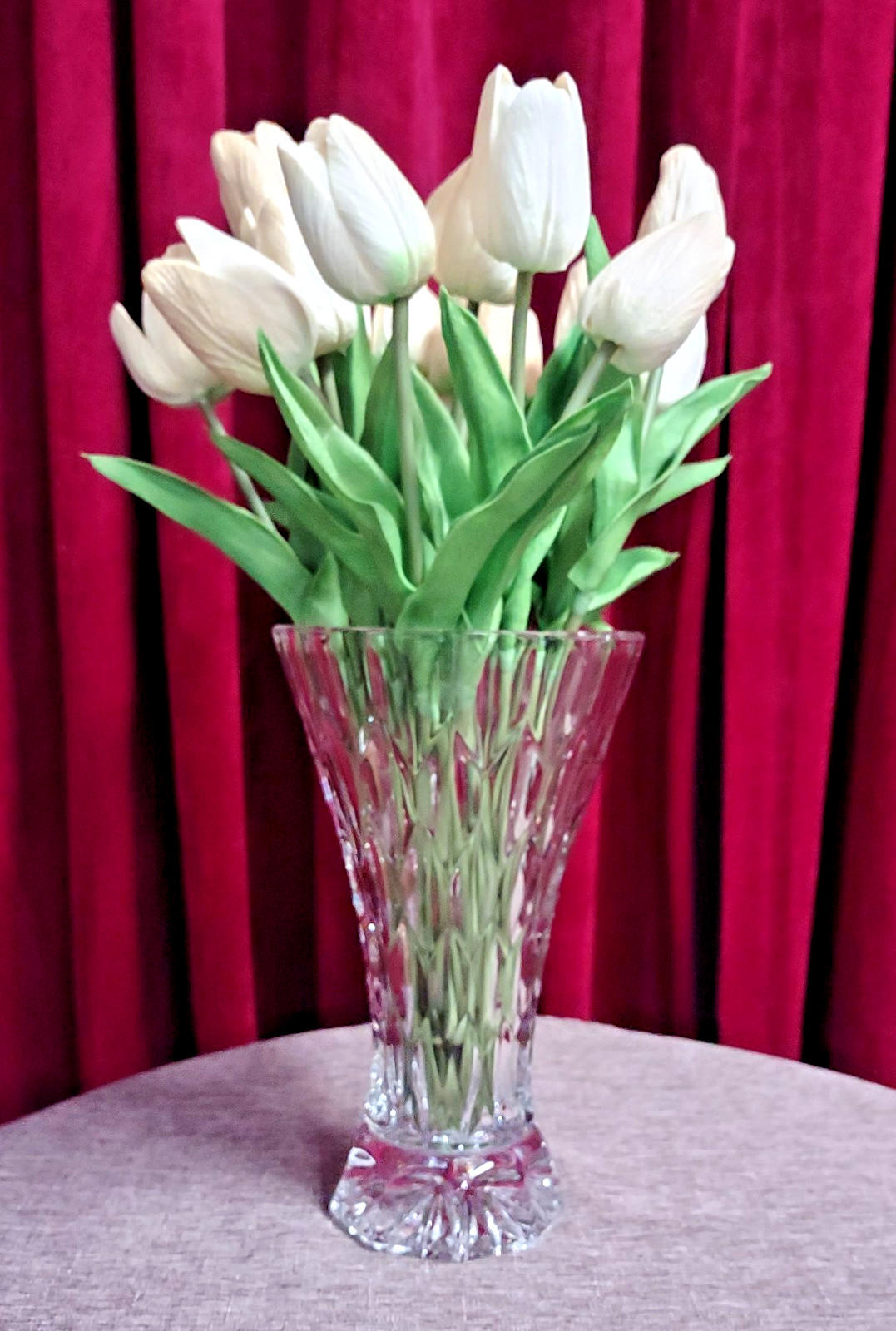 7.25″ Flared Vase – German 24% Lead Crystal -Seebachhutte Bleikristall-FREE S&H!