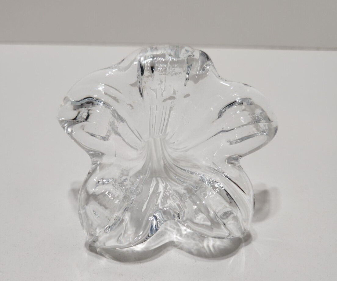 Vintage Langsam Billig Handcrafted Blown Art Glass Lily