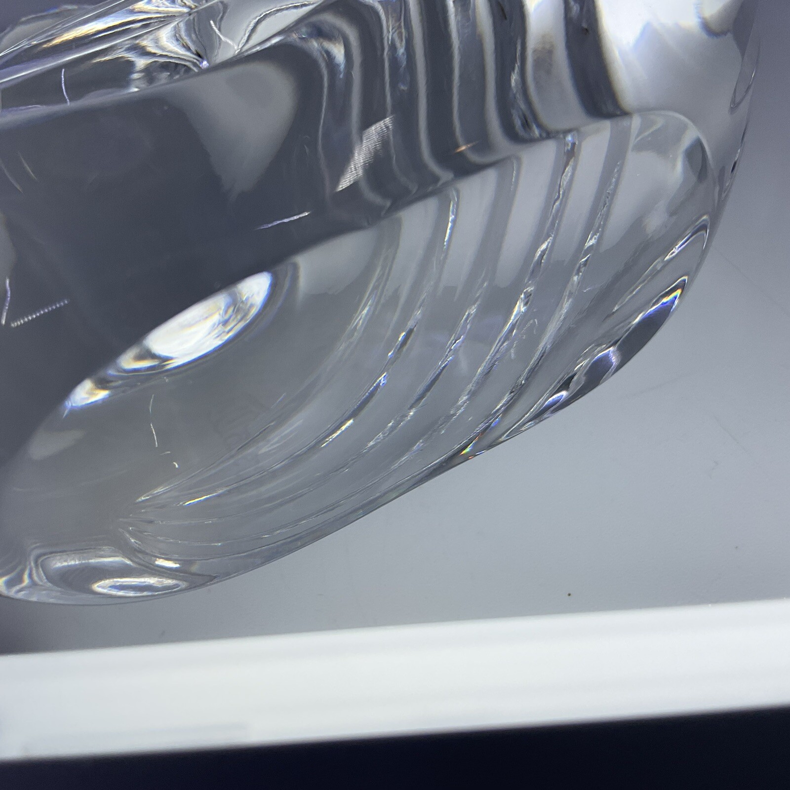 Stamped Waterford Crystal Mallard Duck Desk Paperweight