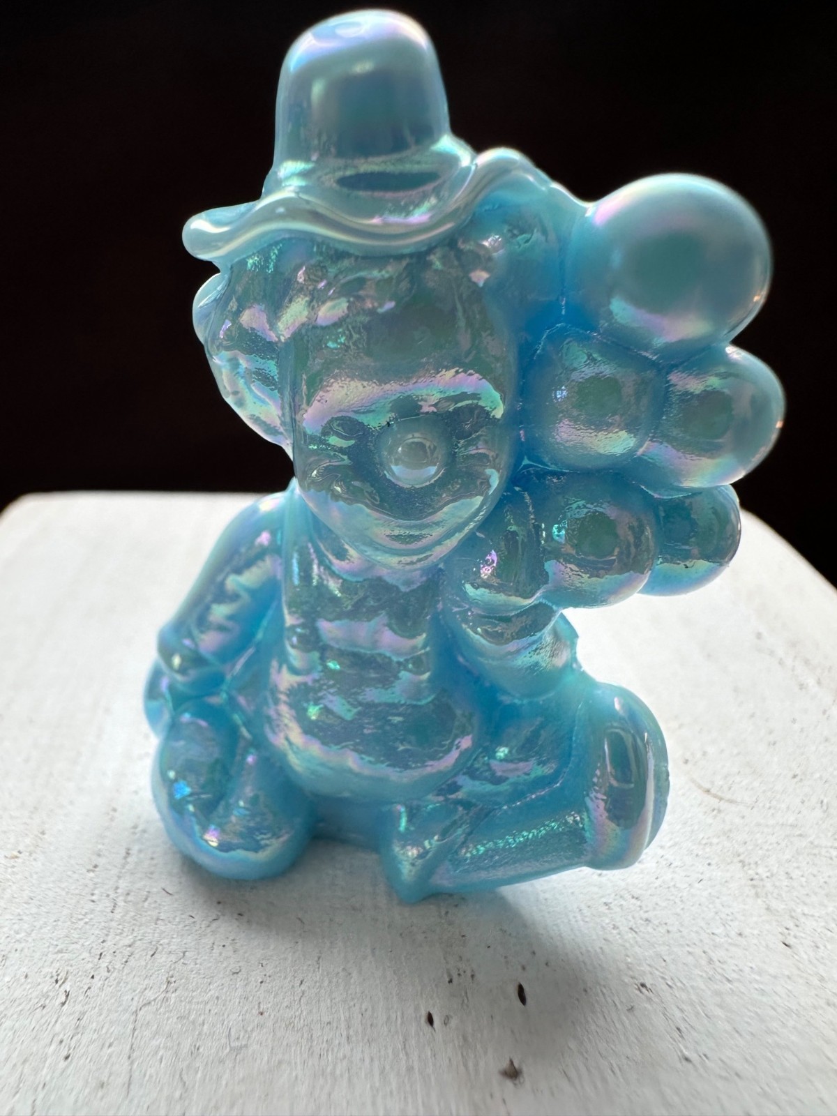 Mosser Glass Pee Wee Clown Alphabet Letter P