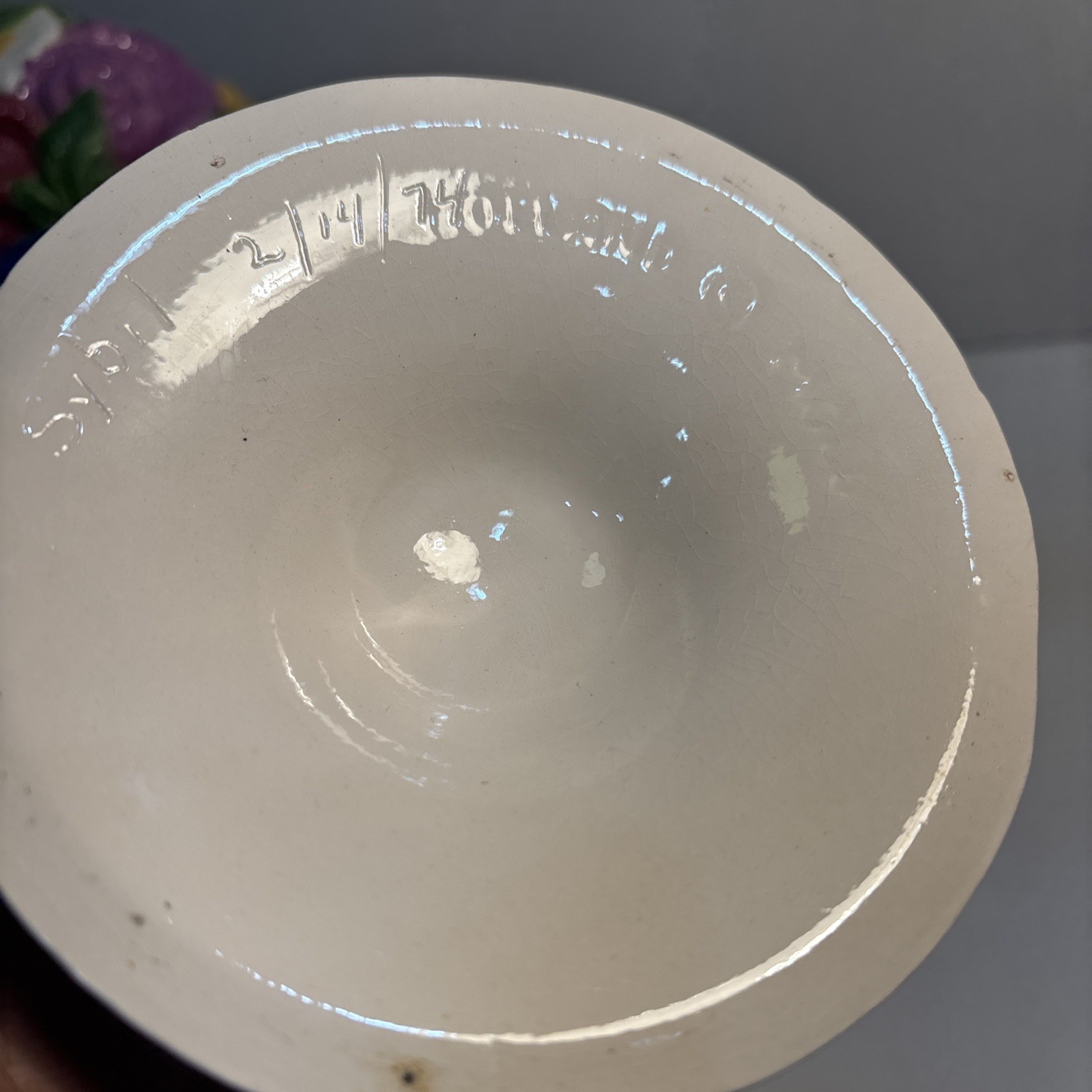 Holland Mold Vintage Ceramic Flower Vase 13” Signed By Artist and dated 1974