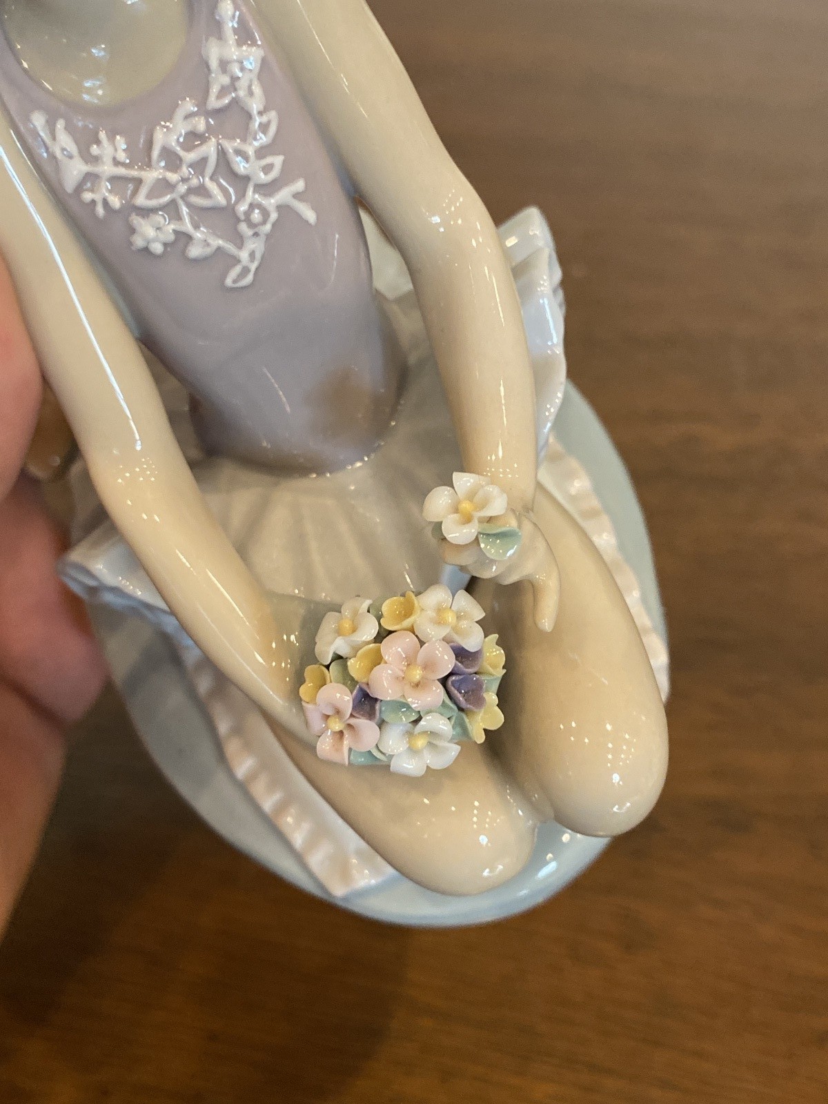 VTG LLADRO FIRST BALLET Glossy Porcelain Figurine #5714 8″H SPAIN