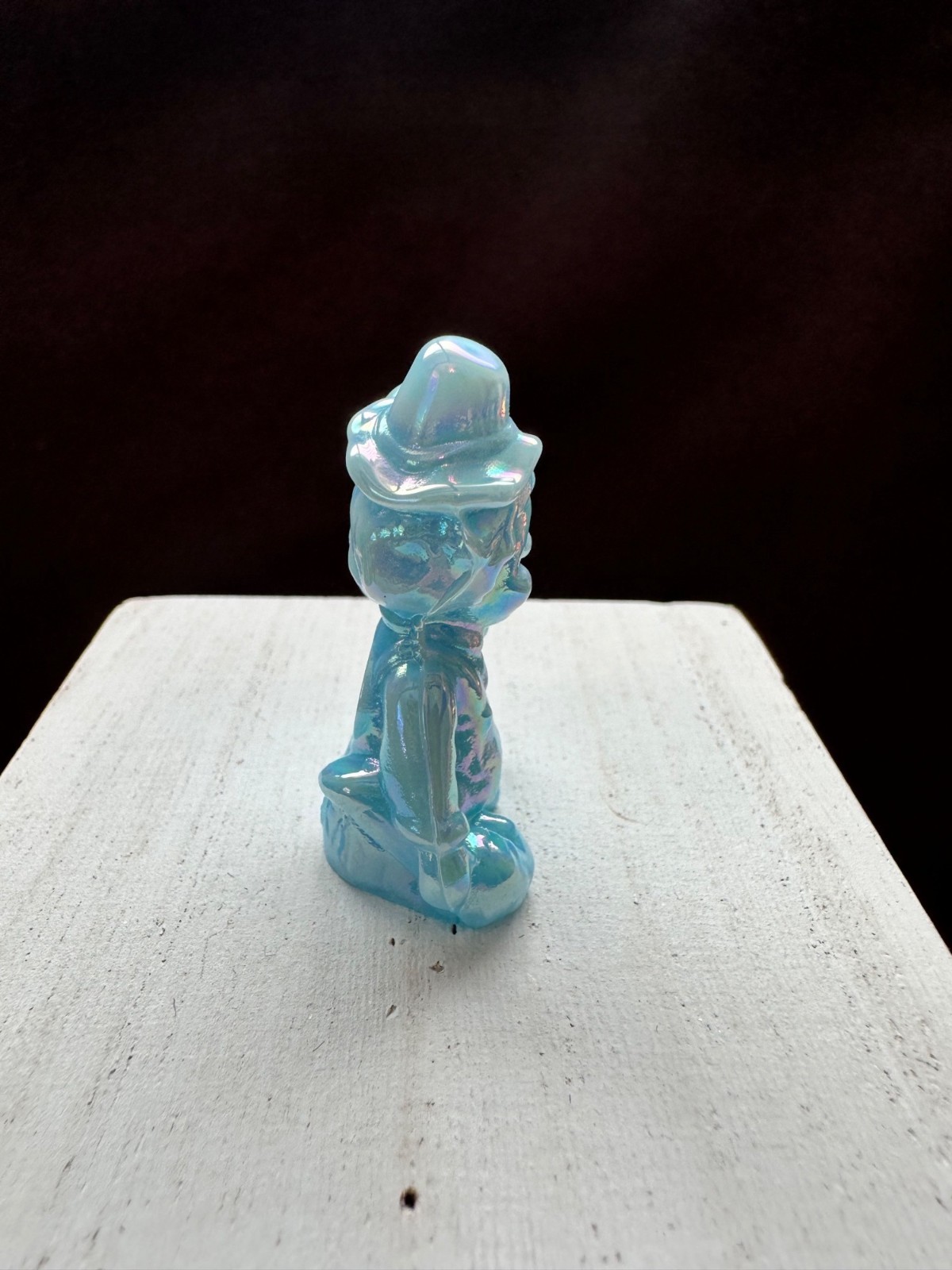 Mosser Glass Pee Wee Clown Alphabet Letter P