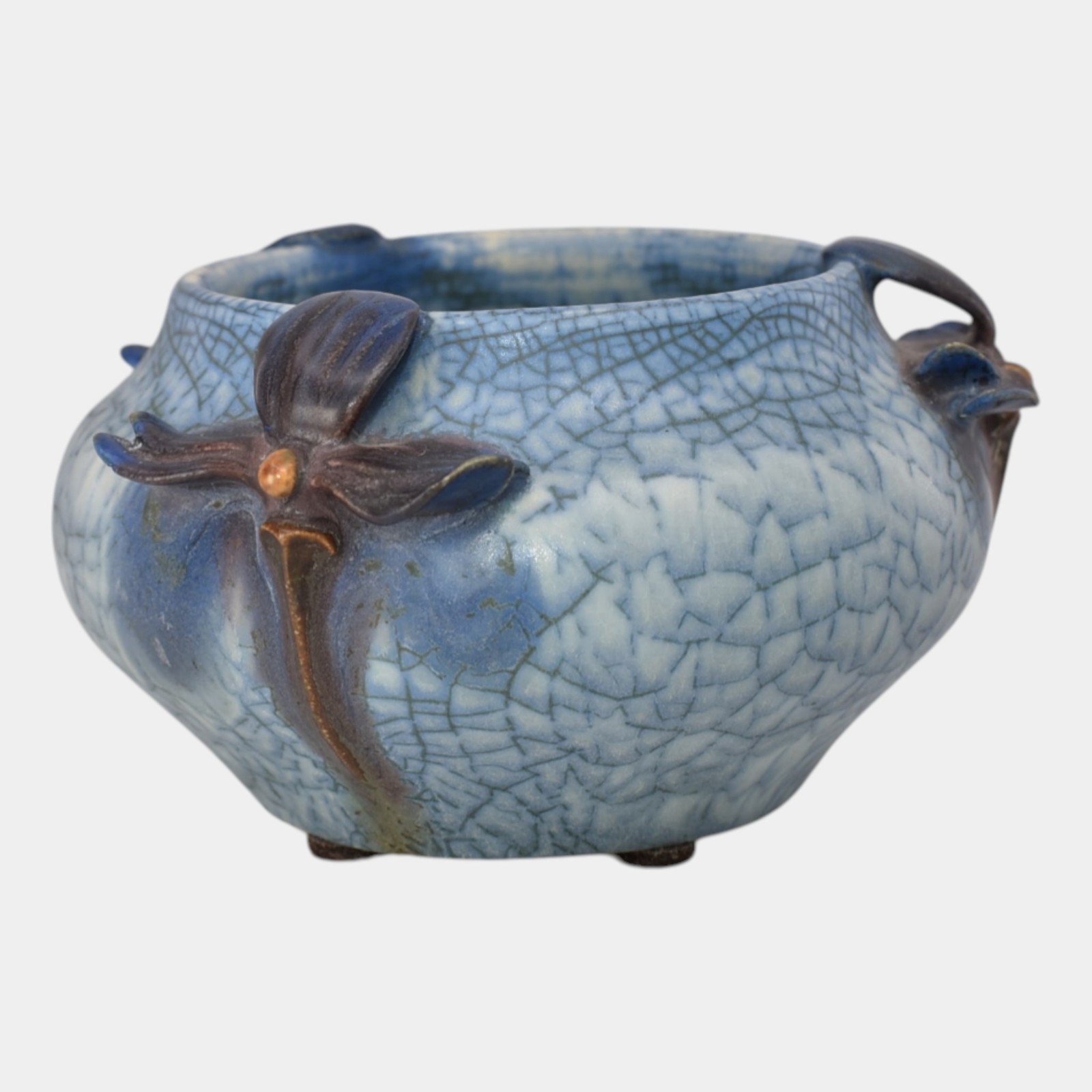Ephraim Faience 2019 Hand Made Pottery Petite Violet Bowl
