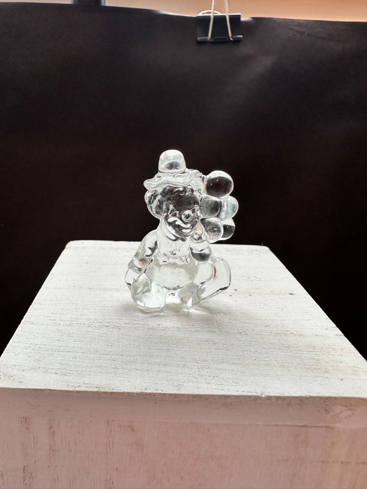 Mosser Glass Pee Wee Clown Alphabet Letter Q