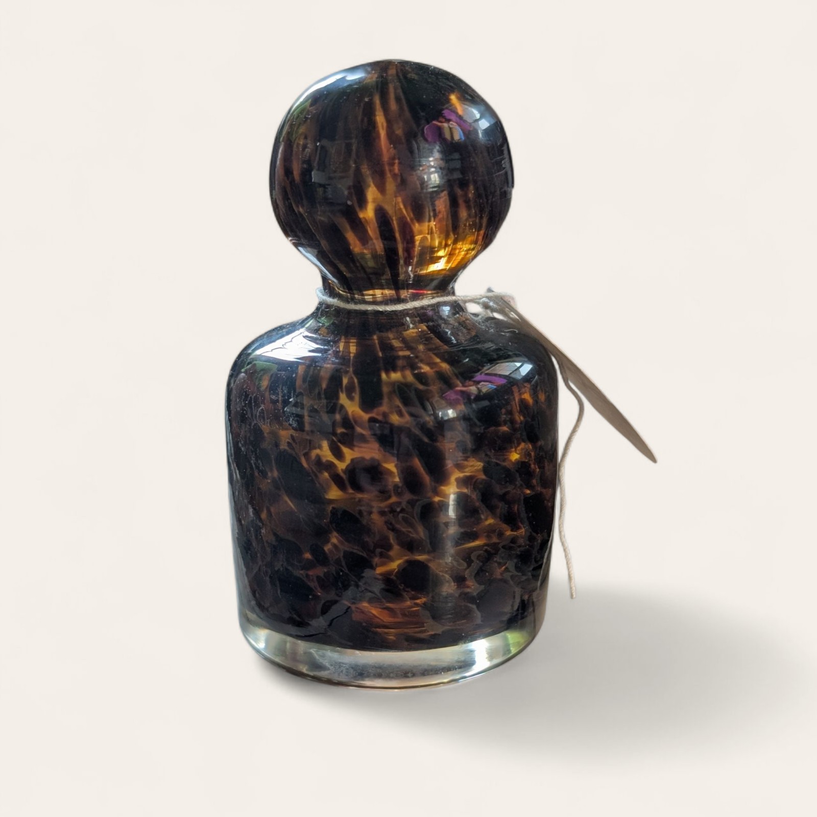 MURANO Hand Made Genuine Vetro Artistico Veneziano Studio Paper Weight Tortoise