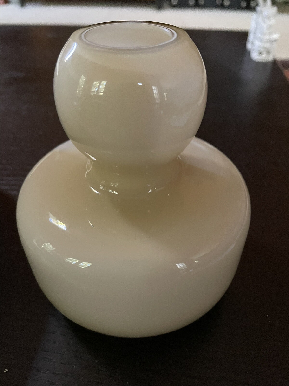 MARIMEKKO Vase Color FUDGE Mouth Blown Glass Sculpture FINLAND 4.3” HTF
