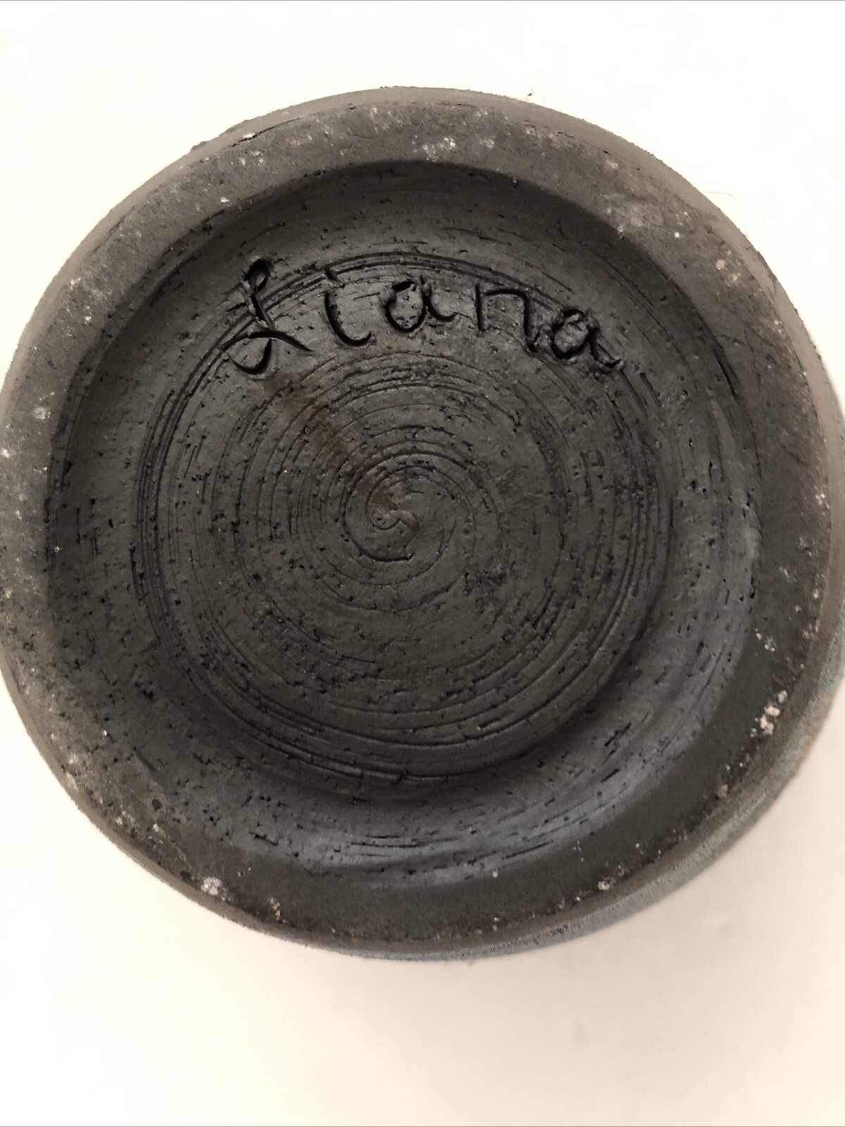 Stunning RAKU VASE Studio Art Pottery Signed Metallic Iridescent Vessel 5.5×5.5
