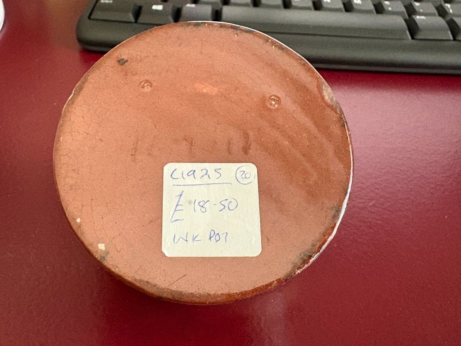 Vintage Motto Ware Ink Well