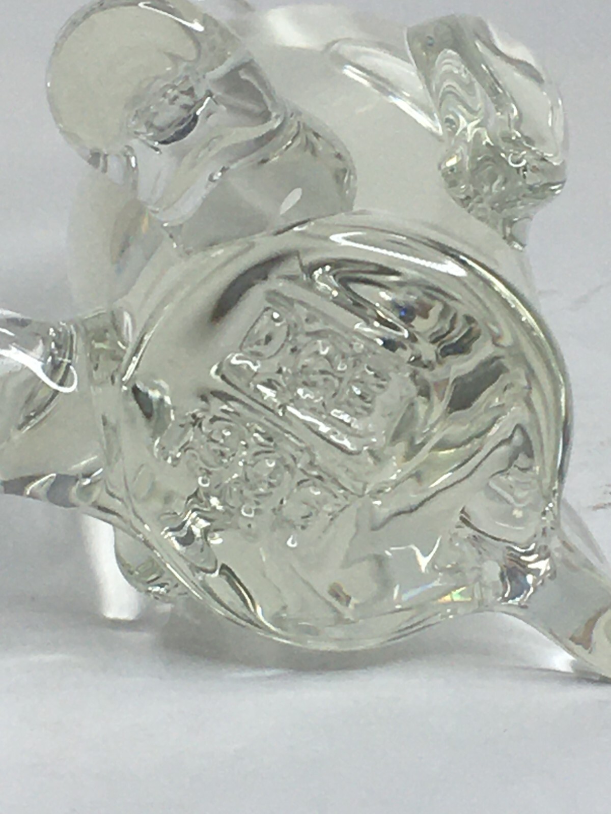 DCB David C. Beaubien 1996 Clear Art Glass Penguin Figurine
