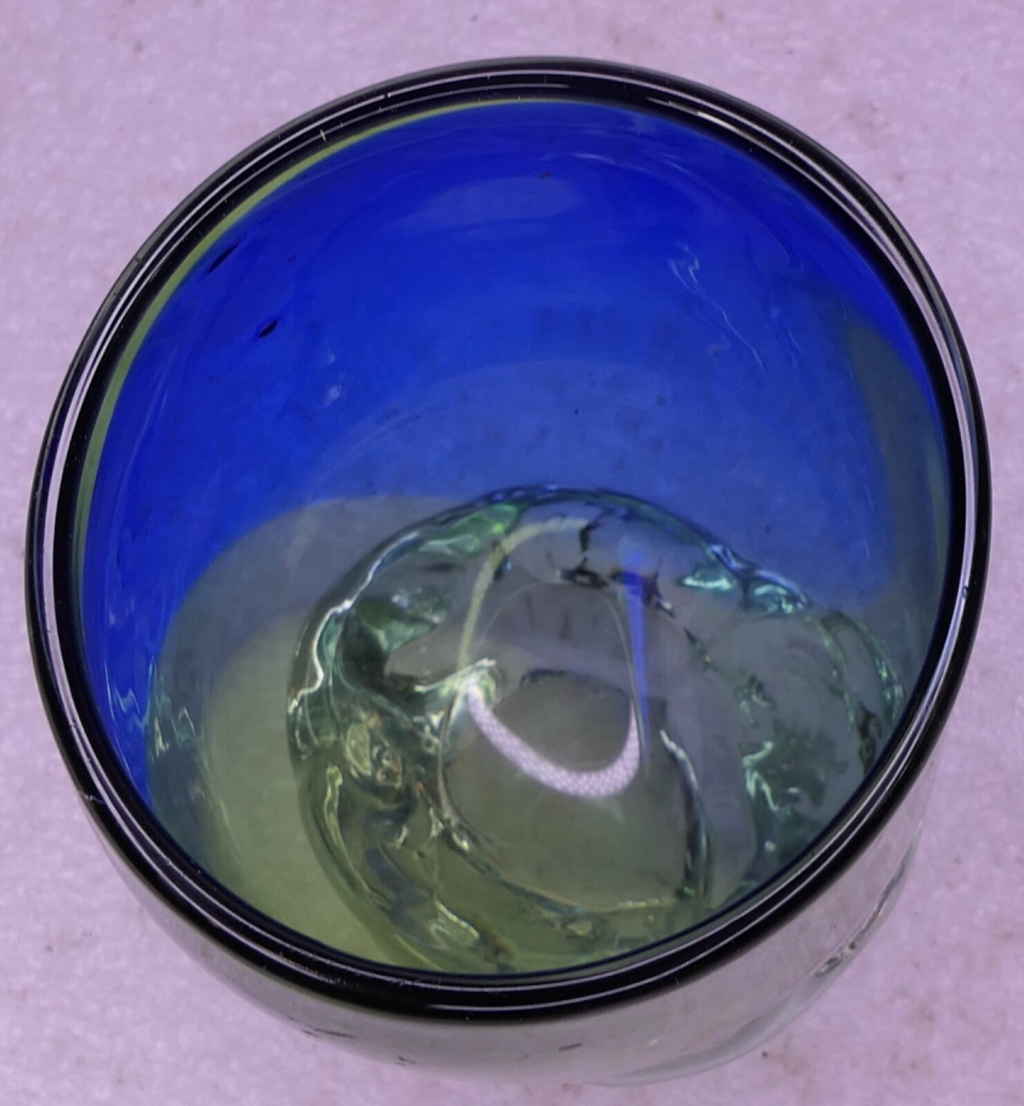 MODERN ART GLASS SCULPTED VASE ARTIST SIGNED NUMBERED #796 YEAR 2005