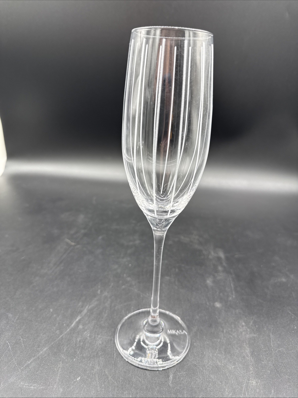 Mikasa Cheers Champagne Flute Vertical 9 7/8” Mint!