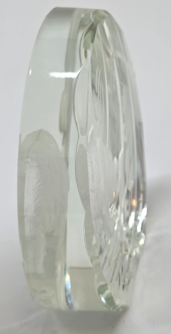 Danbury Mint Wildlife Crystal Paperweight Grizzly Bear Animal