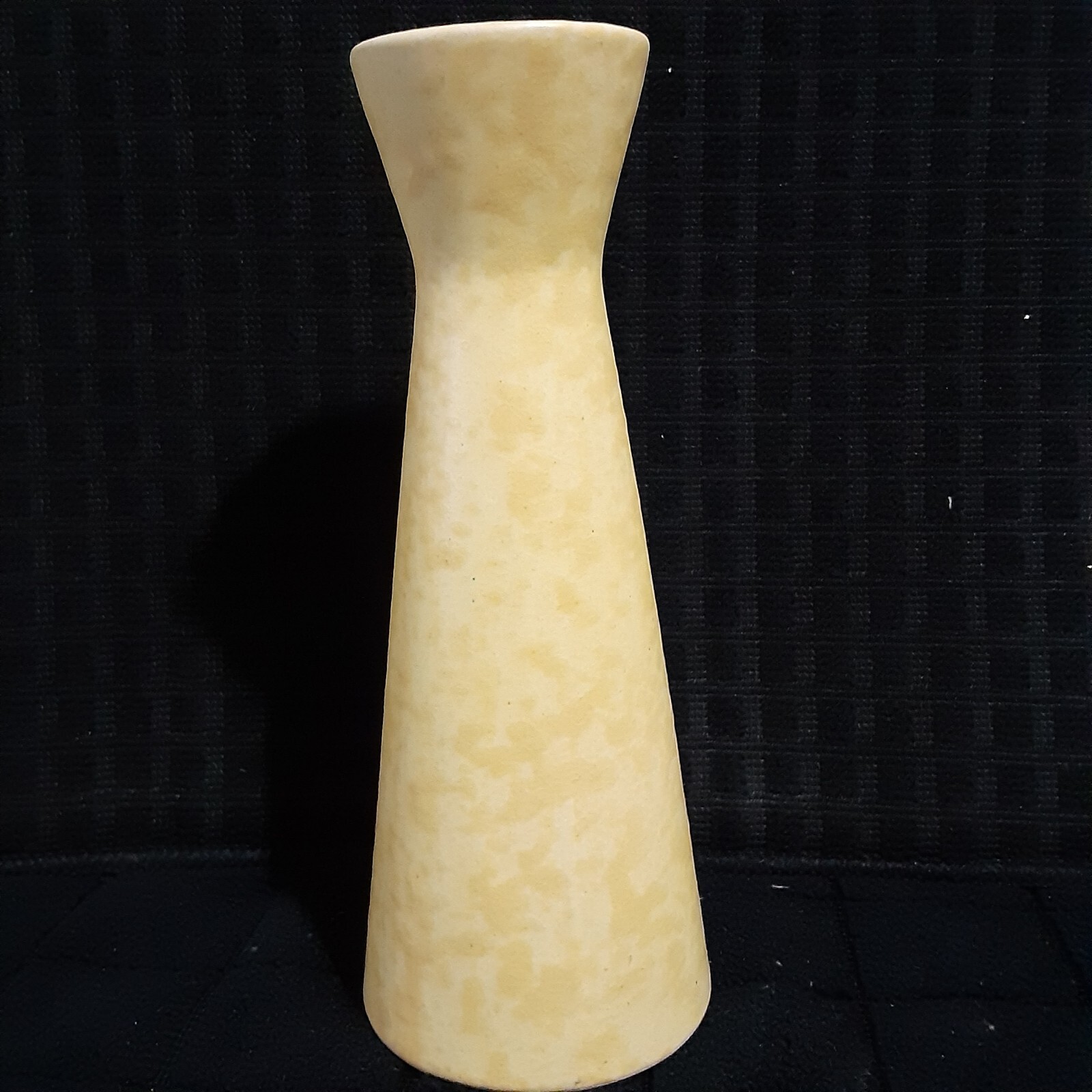 Vase Scheurich Keramik 520-18 W Germany Ceramic Yellow Lava 7 1/2 in MCM