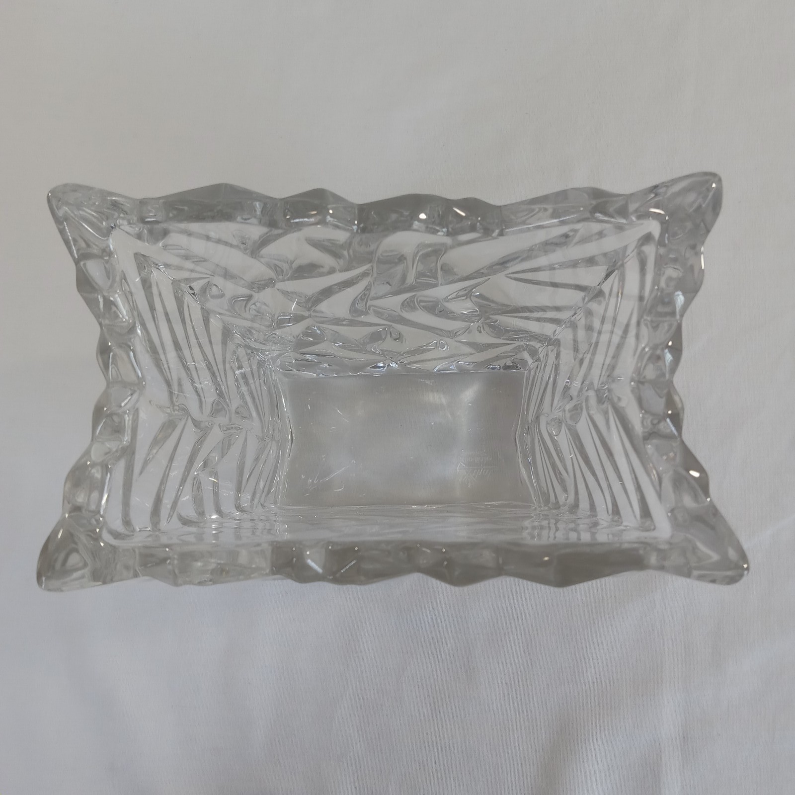 Rosenthal Studio Linie Crystal Paper Bag Vase 8.5″ Germany Art Glass 8 LBS