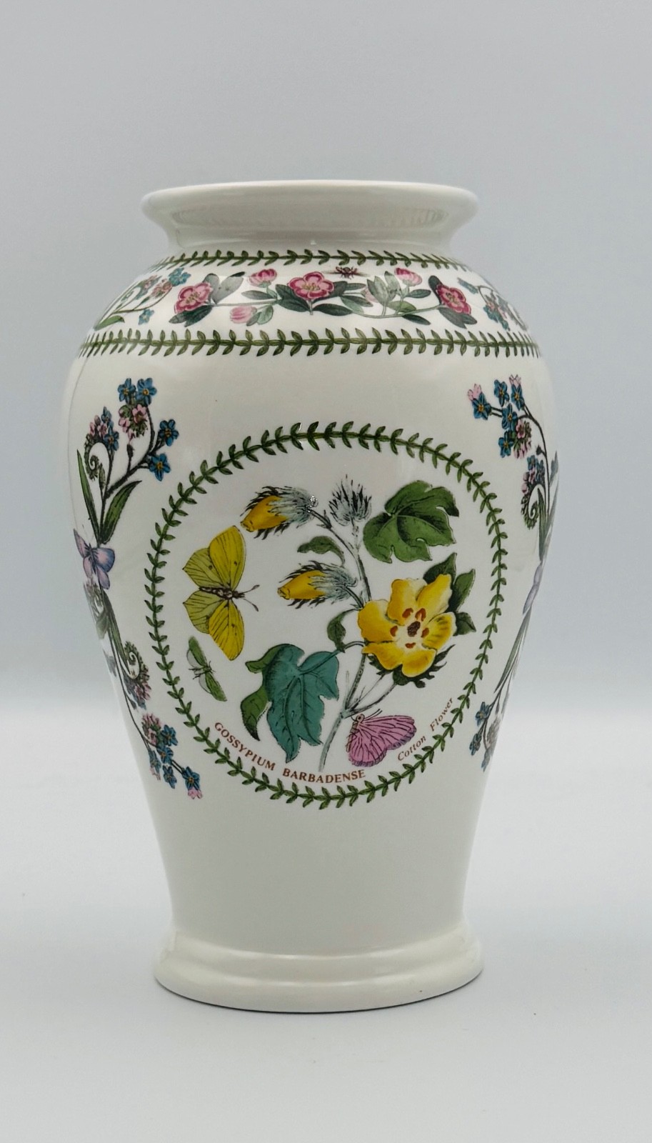Portmeirion Variations Botanic Gardens Canton Vase 6.5″
