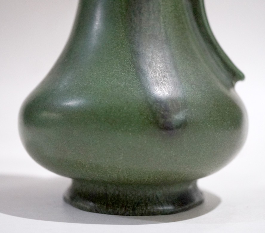 HAMPSHIRE POTTERY Matte Green Pitcher Arts & Crafts Era c.1905