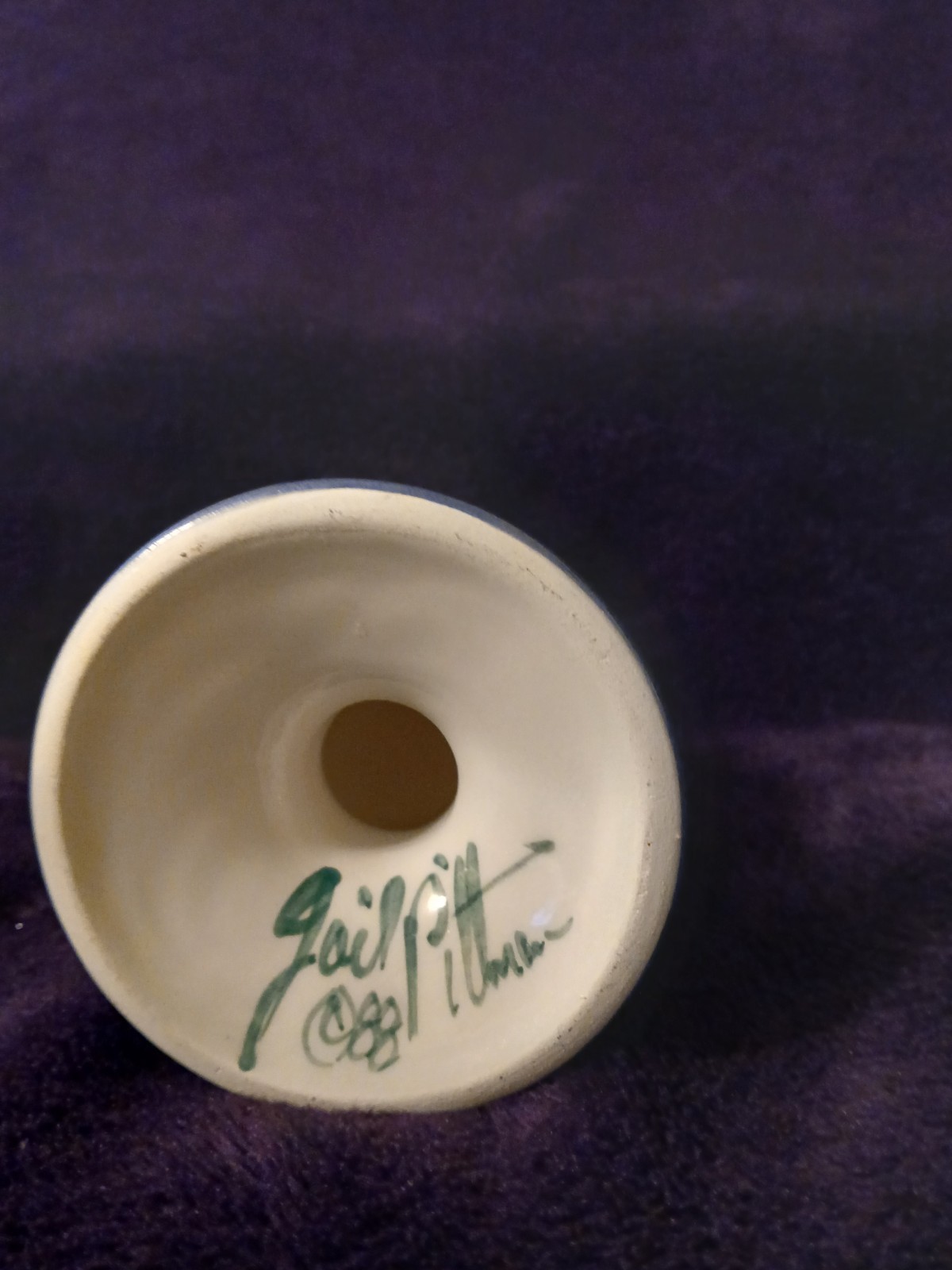 Gail Pittman Small 1988 Juniper Taper Candleholder