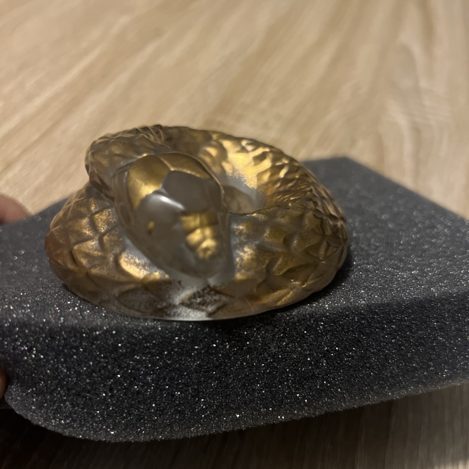 Lalique Gold Color Snake