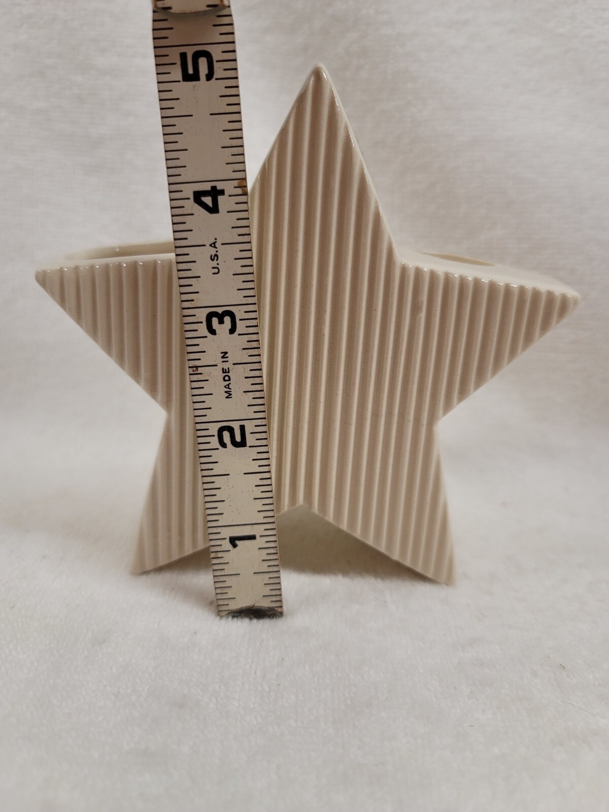 5″ STAR WITH CANDLEHOLDER PLANTER BY ROYAL COPLEY, ROYAL WINDSOR, SPAULDING