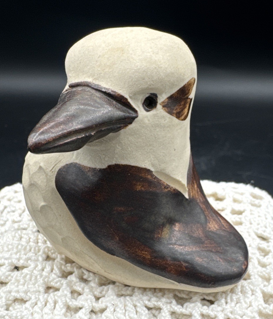 Kookaburra Bird Figurine Ceramic Billabong Australia Primitive Cottage Core