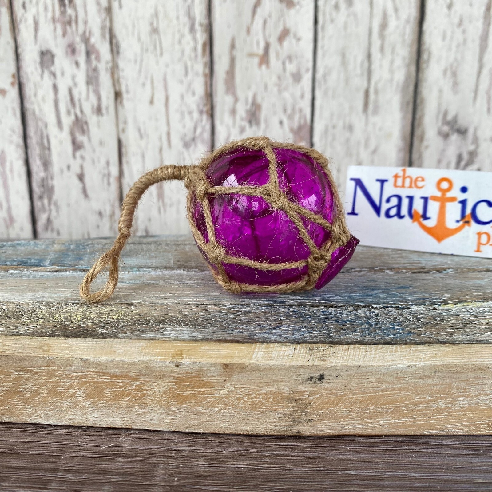 2” Glass Fishing Floats- Nautical Fish Net Buoy Decor – Pink, Orange, Blue, Aqua