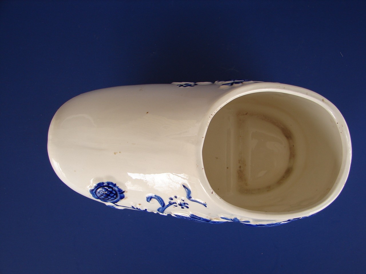 Dutch Shoe Planter Rubens Original, Japan Delft Style Ceramic Shoe Shape Planter