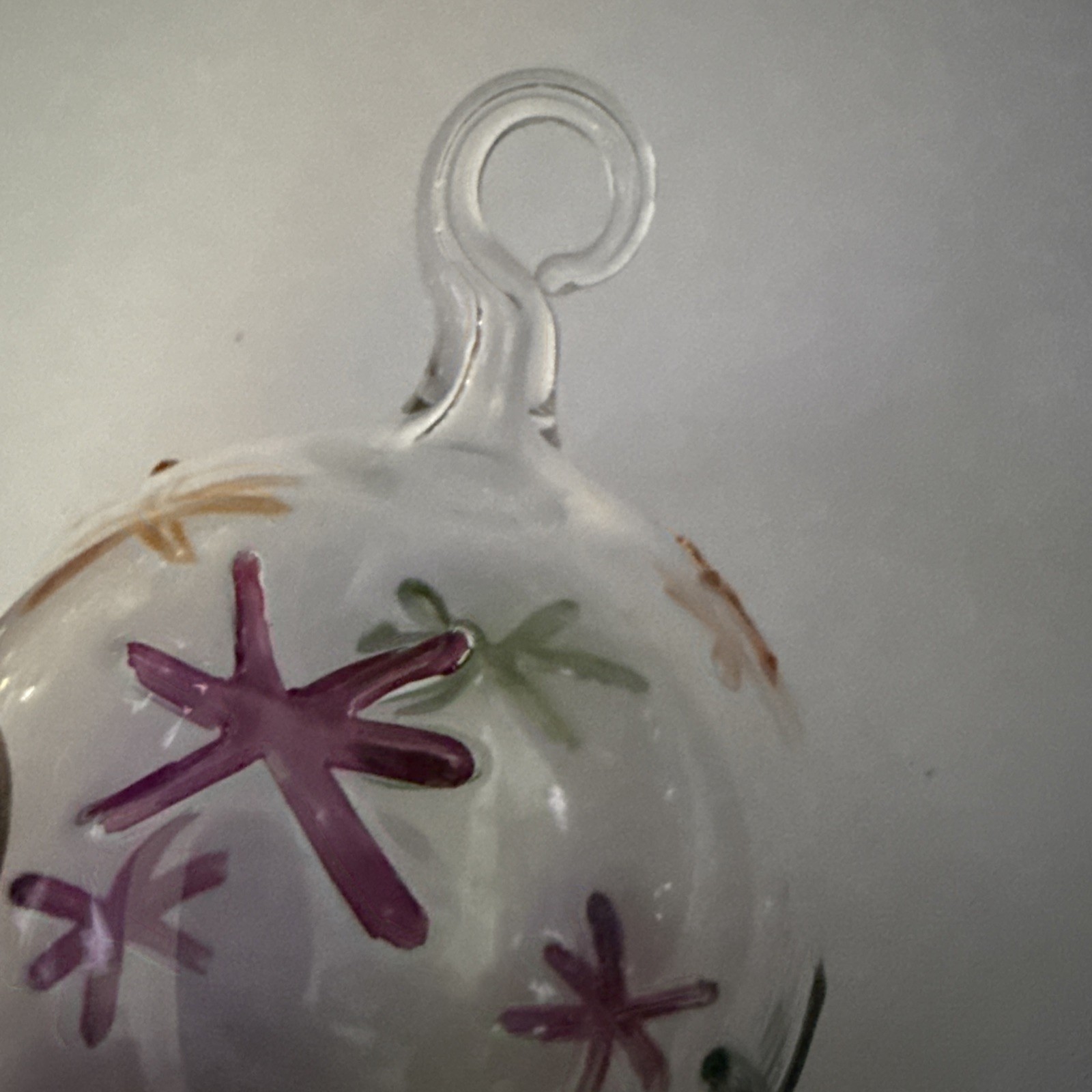 Parise Vetro Italian Ornament Starburst Art Glass Hand Blown Multi VTG 3″